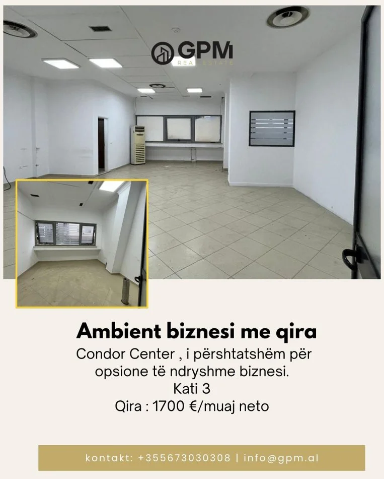 Tirane, jepet me qera Kati 3, 165 m² 1.700 € .