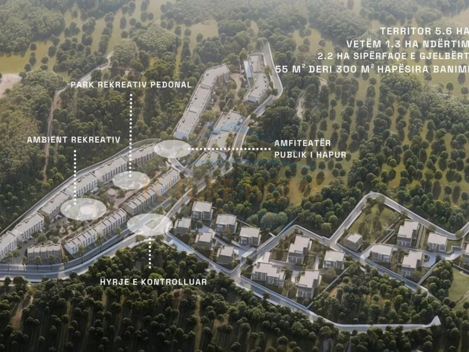 Tirane, shitet apartament 1+1 Kati 0, 86 m² 217.965 € (Mjull Bathore)