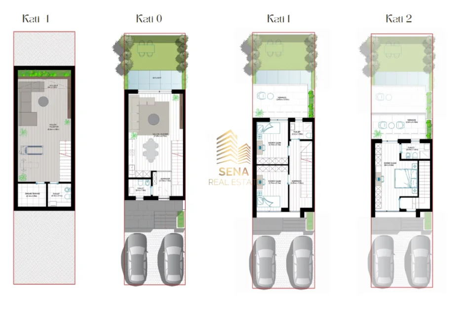 Tirane, shitet Vile 3+1+Aneks+Ballkon Kati 3, 234 m² 375.000 € (Farke, West Home Residence)
