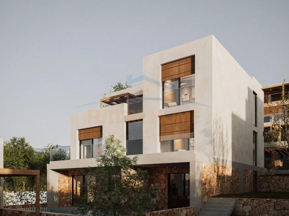 Dhermi - Palase, shitet apartament 1+1+VERANDE Kati 1, 78 m² 202.100 € (DHERMI)