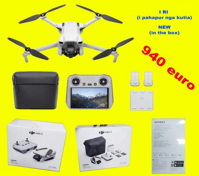 Tirane, shes Shes dron (I RI) - DJI MINI 3 fly combo 940 Euro