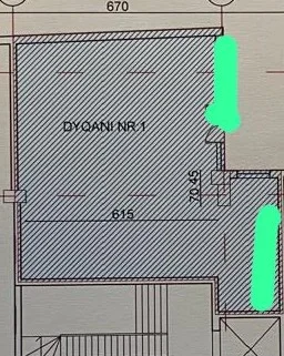 Tirane, jap me qera dyqan Kati 0, 65 m² 700 € (Rruga e Elbasanit)