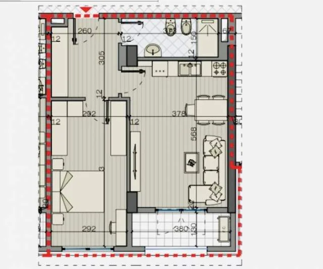 Tirane, shitet apartament Kati 6, 77 m² 1.350 Euro