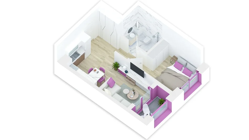 Tirane, shitet apartament 1+1 Kati 5, 50 m² (Rruga pasho hyso)