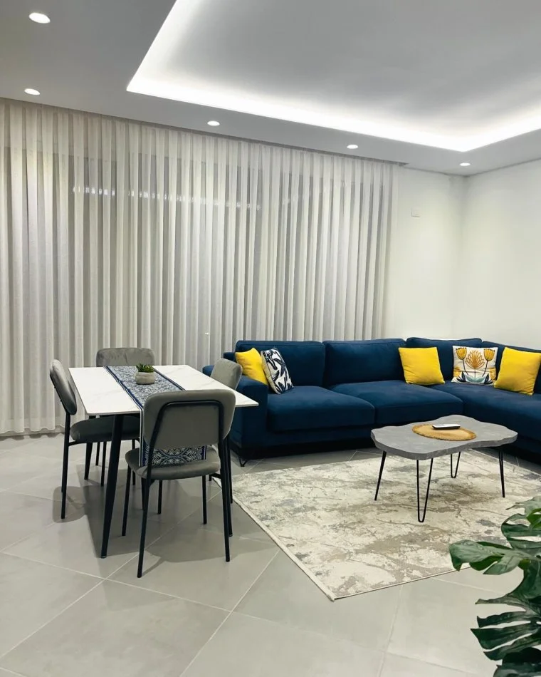 Gjiri Lalezit, San Pietro Rezidence | Apartament me verande 104 m2/ 2+1 kati 1 & 2