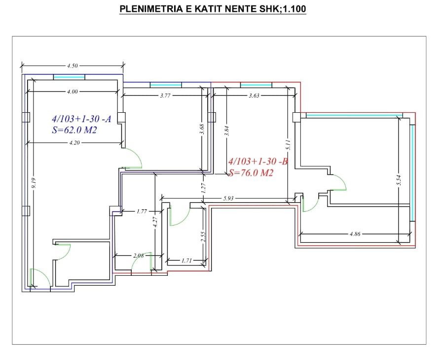 Durres, shitet apartament 1+1+Ballkon Kati 9, 68 m² 87.000 € (Abaz Celkupa)