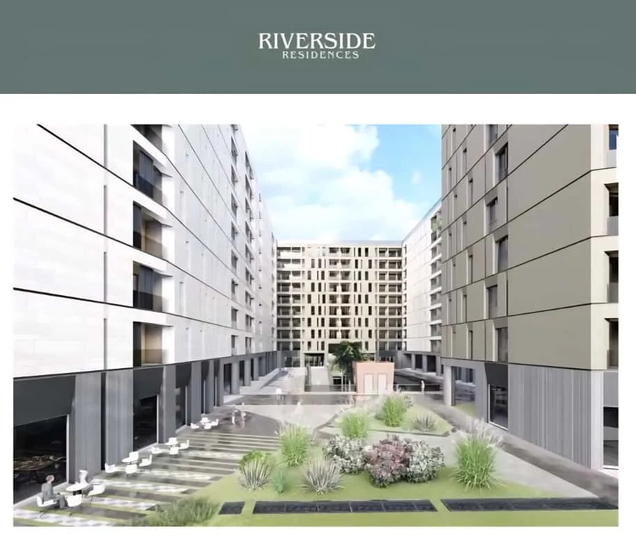 Tirane, shes apartament 1+1+Ballkon Kati 5, 91 m² (Riverside Residence)