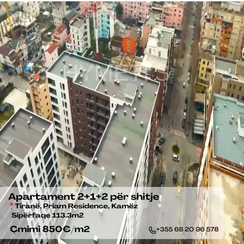 Tirane, shitet apartament , 113 m² (Bulevardi Blu, Kamëz 1030)