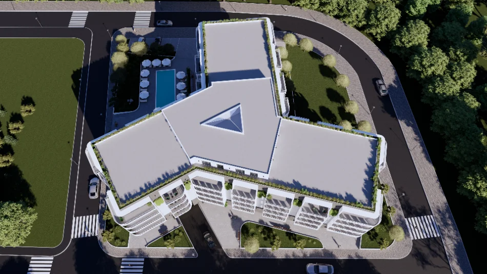 Qerret, shes apartament 1+1+Ballkon Kati 1, 67 m² 97.585 € (Rruga e Fshatrave Turistike)