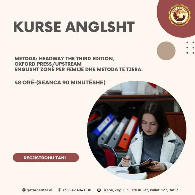 Tirane, ofrojme kurse gjuhe anglisht Kurse per gjuhen Angleze