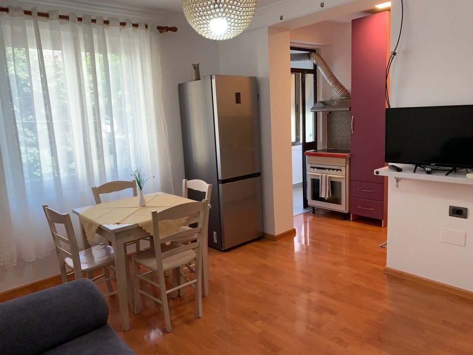 Jepet me qera apartament 1+1 te Myslym Shyri prane Shkolles Pjeter Budi 500 euro jepet dhe per airbnb
