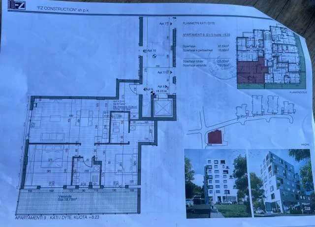 Tirane, shitet apartament 2+1+BLK Kati 2, 181.000 Euro (Liqeni i Thate)