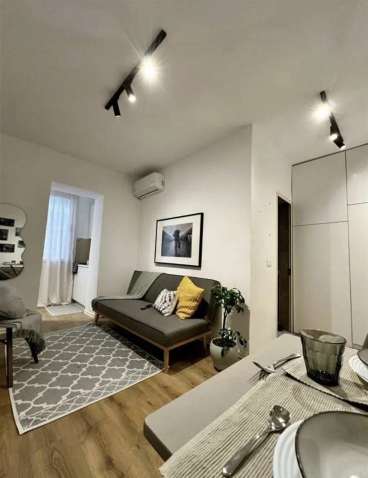 Tirane, jepet me qera apartament 1+1 Kati 2, 45 m² 600 € (Liqeni Artificial)