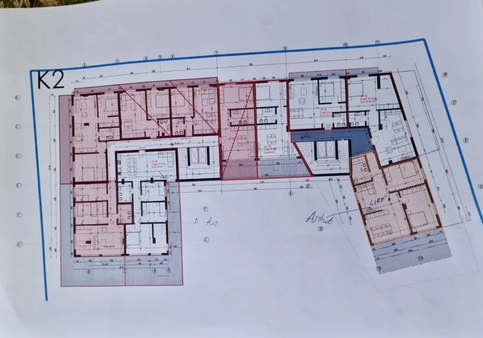 Dhermi - Palase, shitet apartament 2+1+Ballkon Kati 3, 112 m² 475.000 € (Drymadhes)