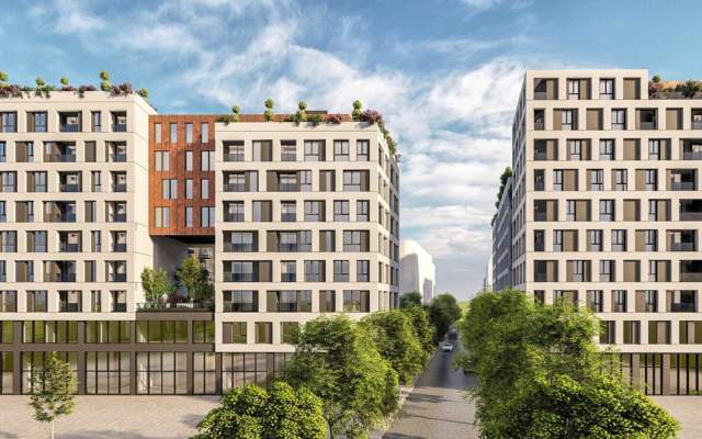 Tirane, shitet apartament 2+1+BLK Kati 6, 106 m² 1.600 Euro/m2 (Rruga Karl Gega)