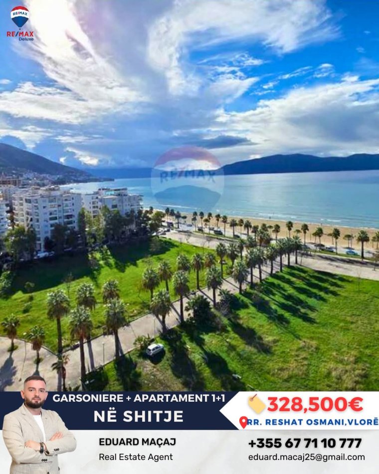 Vlore, shitet 🏖️ Apartament & Garsoniere, Kati 10, 117 m² 328.500 € (Reshat Osmani Lungomare Vlore)