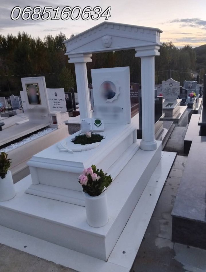 Tirane, ofroj Punime Varresh Ajdini Granit & Mermer Portrete të Gdhendura