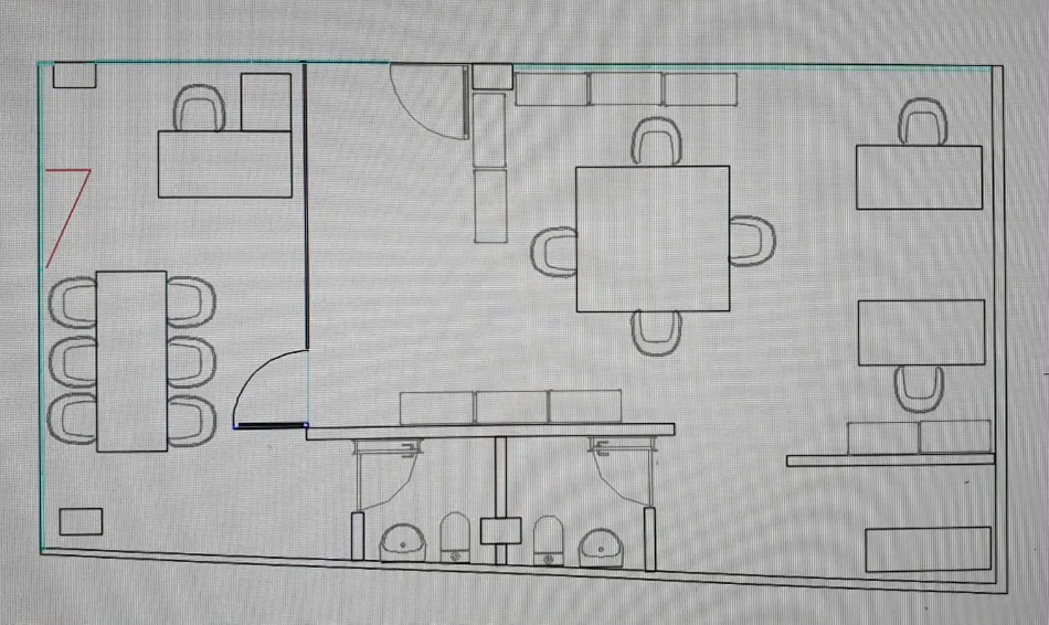 Tirane, jepet me qera zyre Kati 1, 72 m² 1.100 € (rruga hoxha tahsin)