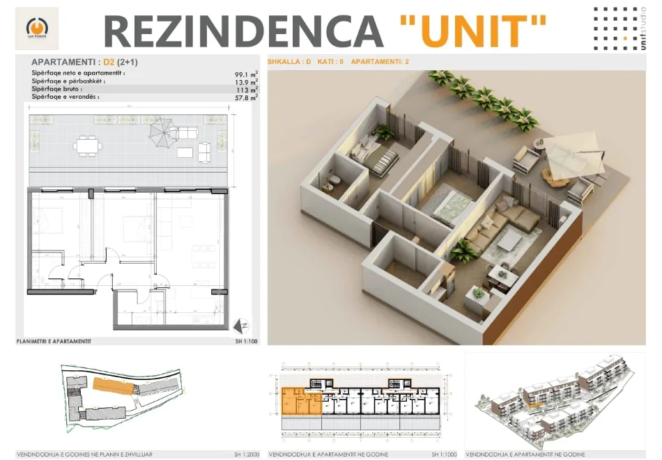 Tirane, shitet apartament 2+1 Kati 0, 170 m² 238.000 € 