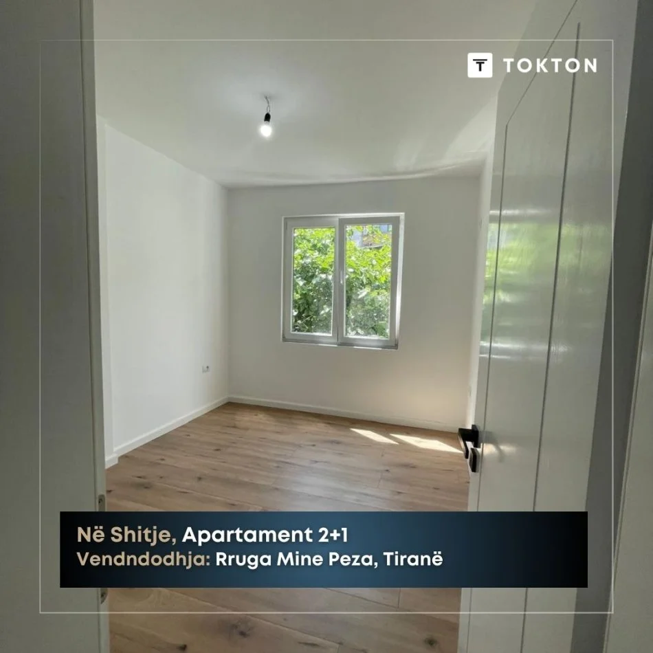 Tirane, shitet 2+1+Ballkon Kati 3, 65 m² 145.000 € (Mine Peza)