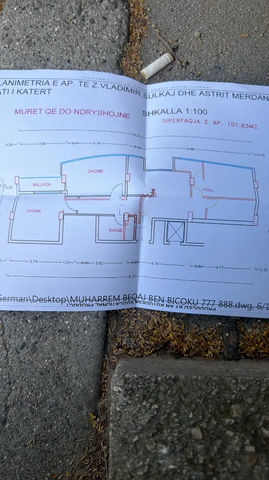Tirane, shes 2+1+Aneks+Ballkon Kati 5 (tek 21 Dhjetori)