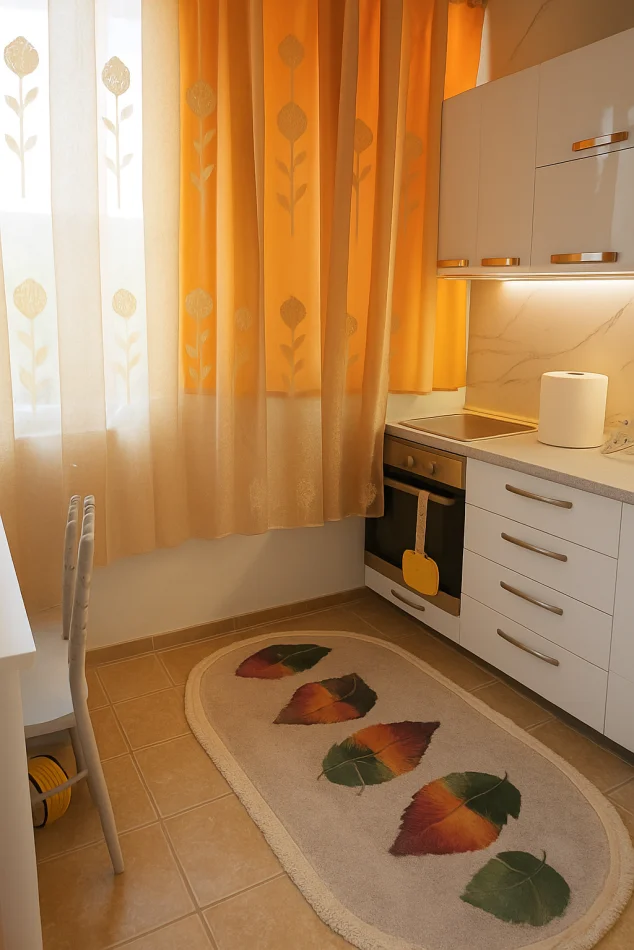 Durres, jepet me qera apartament 1+1 Kati 4, 40 m² 50 € (70 m nga deti, Plepa)