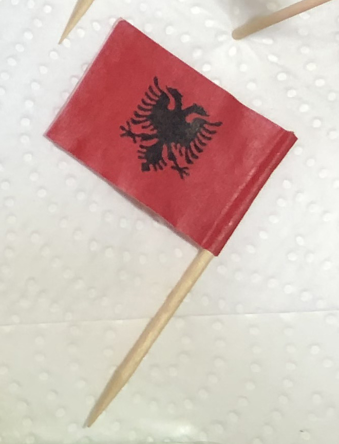 ALBANIA - Shiten flamuj Shqiptar - Simbol
