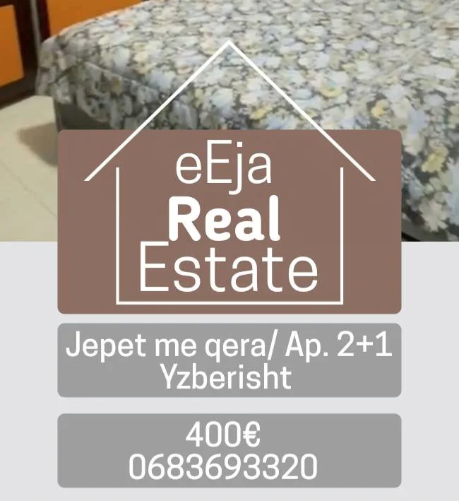 Tirane, jepet me qera apartament 2+1+Ballkon Kati 4, 80 m² 400 € 