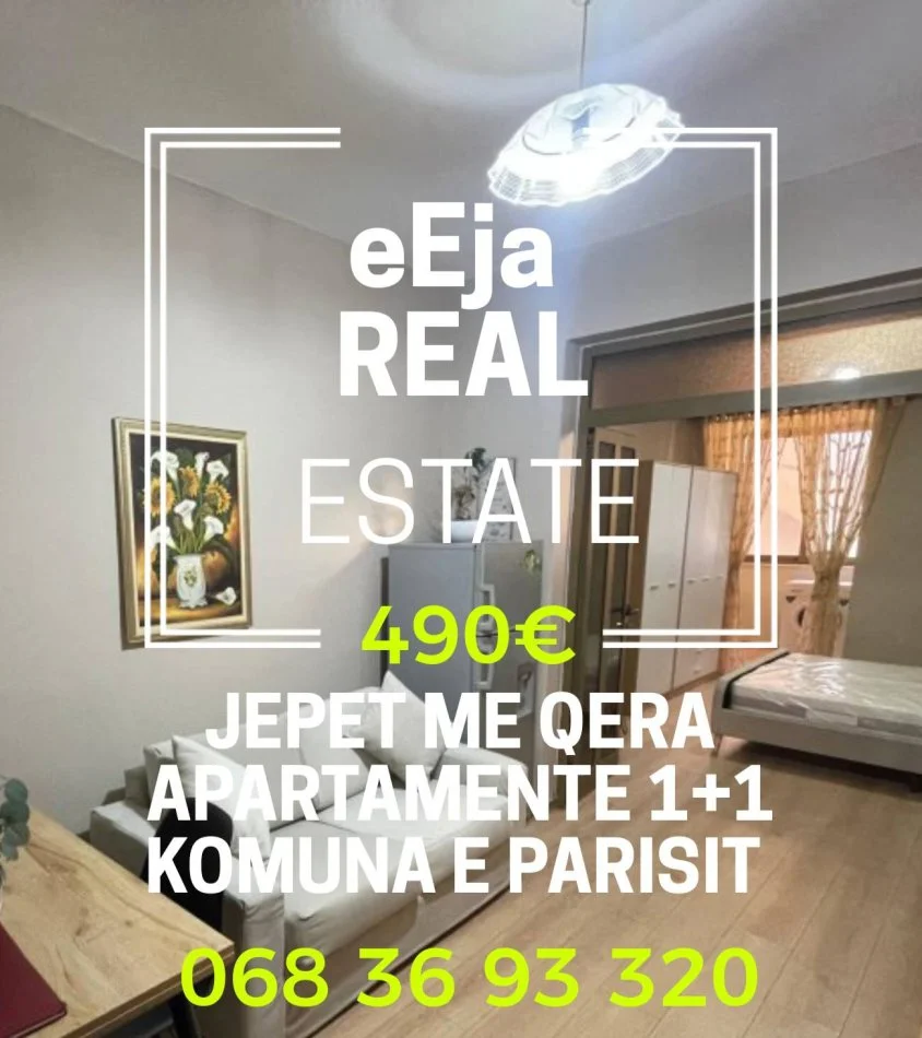 Tirane, jepet me qera vetem 1 dhome 1+1 Kati 2, 40 m² 490 € (Jusuf vrioni)