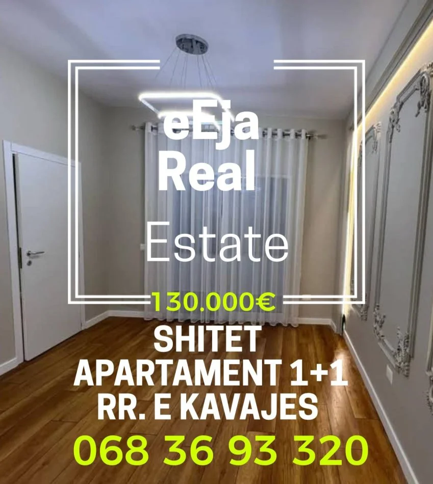 Tirane, shitet apartament 1+1+Ballkon Kati 4, 62 m² 130.000 € (Rruga e kavajes)