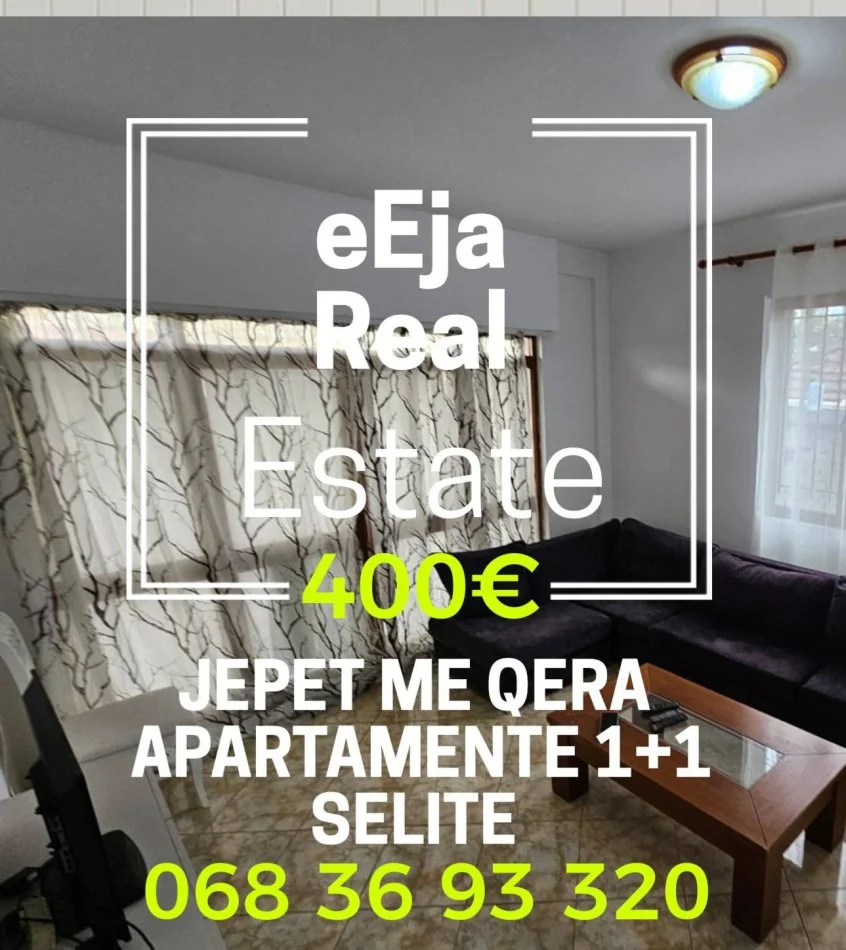 Tirane, jepet me qera apartament 1+1+Ballkon Kati 1, 60 m² 400 € (Selite)
