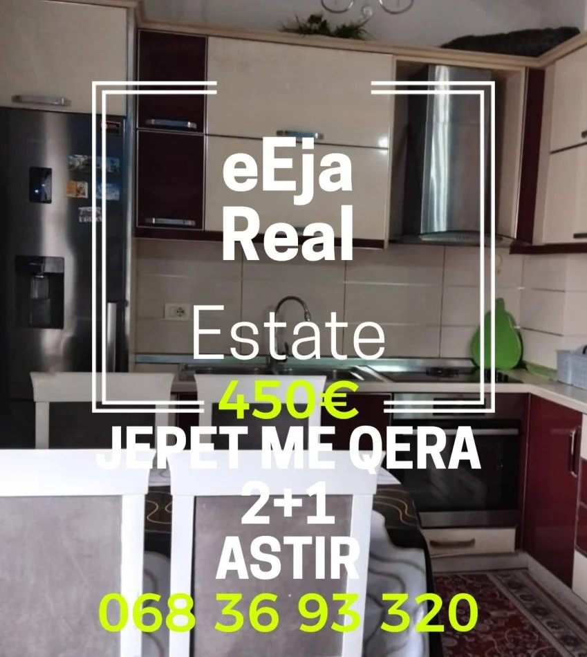 Tirane, jepet me qera apartament 2+1+Ballkon Kati 6, 90 m² 450 € (Astir)