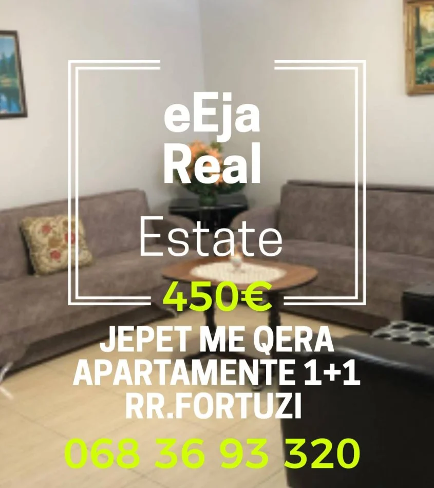 Tirane, jepet me qera apartament 1+1+Ballkon Kati 6, 60 m² 430 € (Rruga fortuzi)