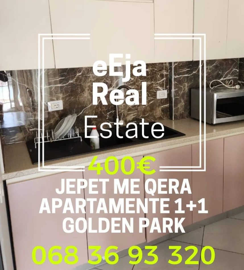 Tirane, jepet me qera 1+1+Ballkon Kati 4, 70 m² 400 € (Gold park)