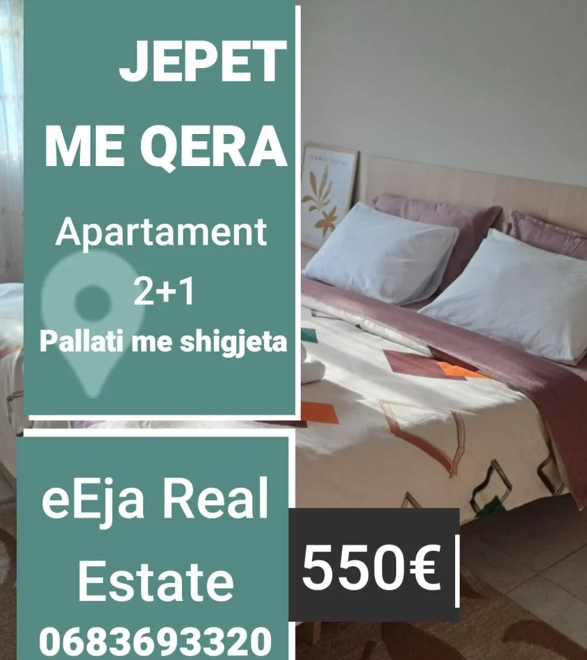 Tirane, jepet me qera apartament 2+1+Ballkon Kati 4, 80 m² 550 € (Irfan tomimi)
