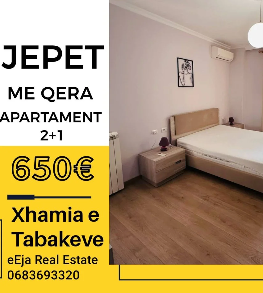 Tirane, jepet me qera apartament 2+1+Ballkon Kati 2, 120 m² 600 € (Xhamia e tabakeve)
