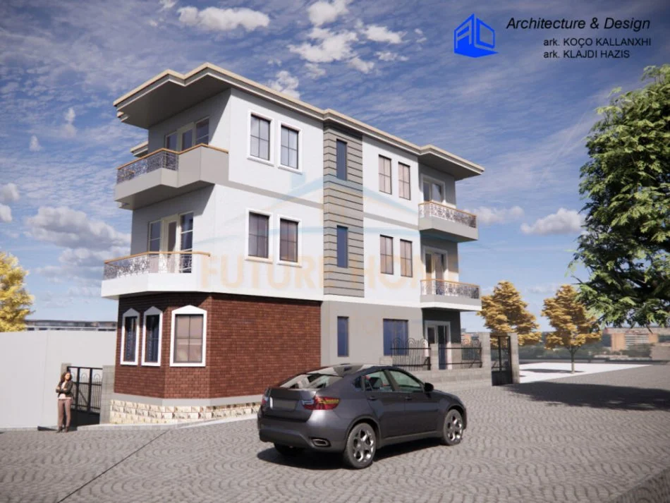 Korce, shitet apartament 2+1+Ballkon Kati 3, 106 m² 120.000 € (Lagjia 2)