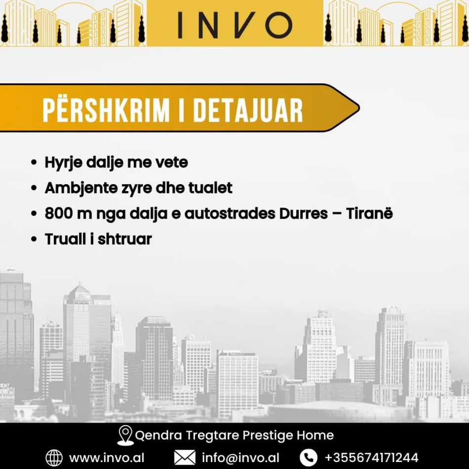 Tirane, shitet magazine , 1.065 m² 1.300.000 € (Vore)