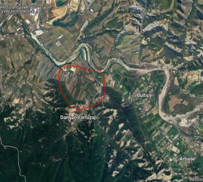 Tirane, shitet toke bujqesore , 2.000 m² (Damjan-Fortuzaj, Tirane)