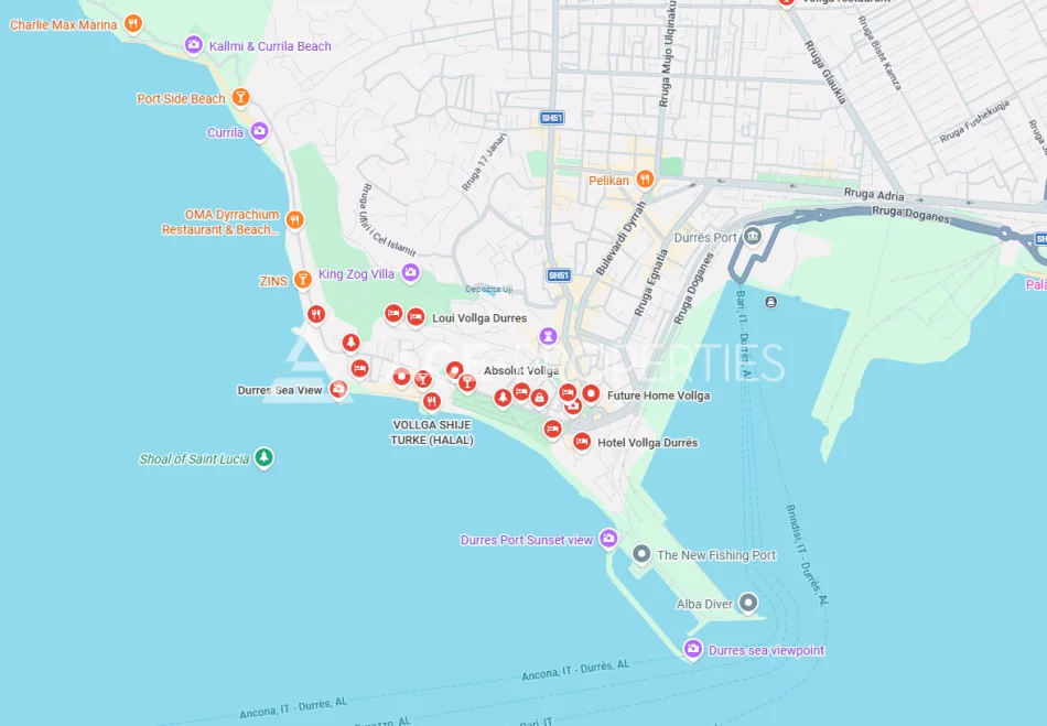 Durres, jepet me qera ambjent biznesi Kati 0, 102 m² 2.500 € (durres vollga)