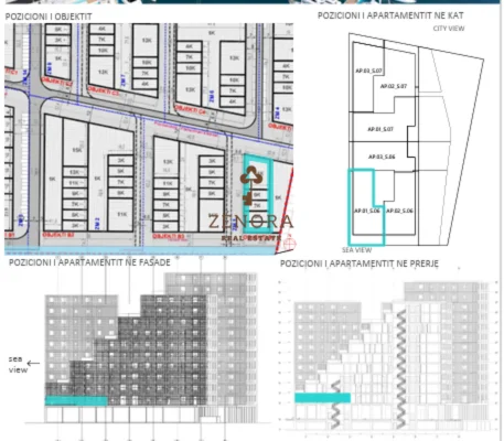 Vlore, shitet apartament 2+1+Aneks+Ballkon Kati 1, 149 m² 801.000 € (Vlora Marina)