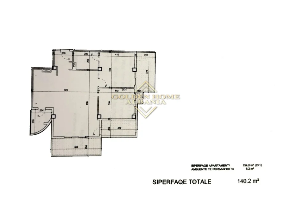 Tirane, shitet apartament , 140 m² (LIQENI I THATE)