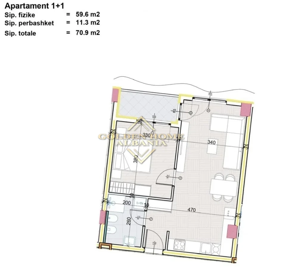Tirane, shitet apartament , 71 m² (Paskuqan)