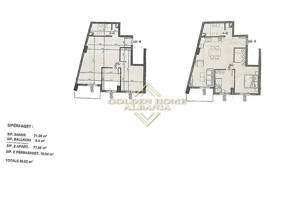 Tirane, shitet apartament , 89 m² (astir)