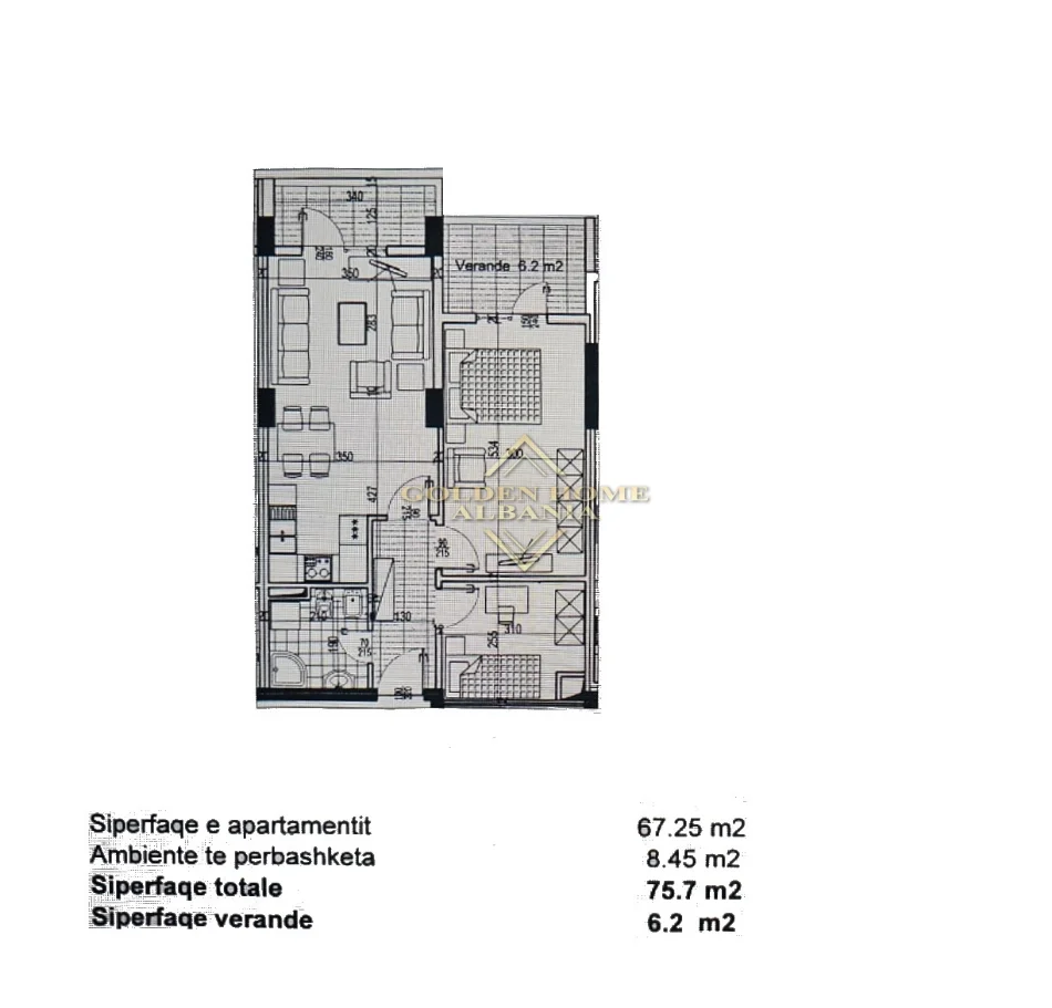 Tirane, shitet apartament , 82 m² (astir)