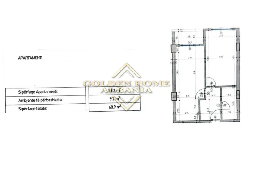 Durres, shitet apartament , 69 m²
