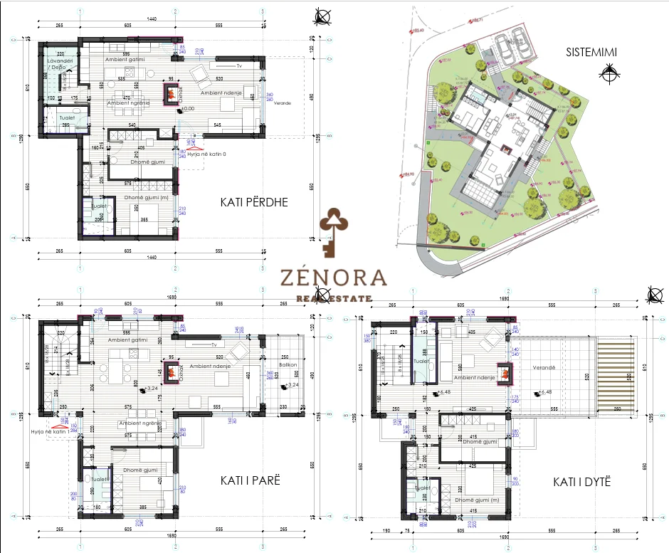 Tirane, shitet Vile Vile 3 Katshe , 524 m² 650.000 € (Farke)