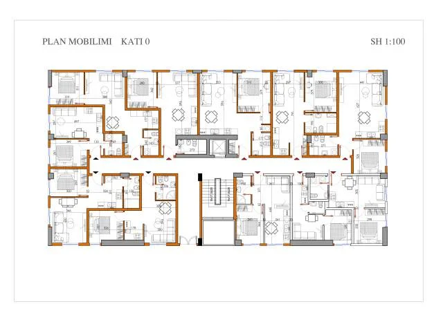 Tirane, shes 1+1 Kati 0, 40.600 Euro. +