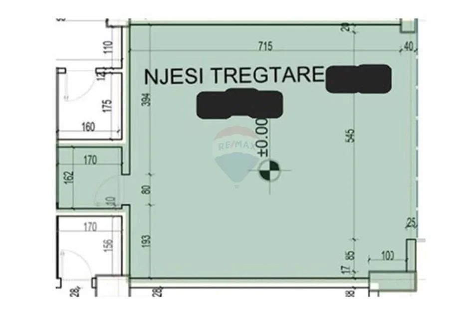 Tirane, shitet dyqan Kati 0, 56 m² 282.350 € (Xhanfize Keko)