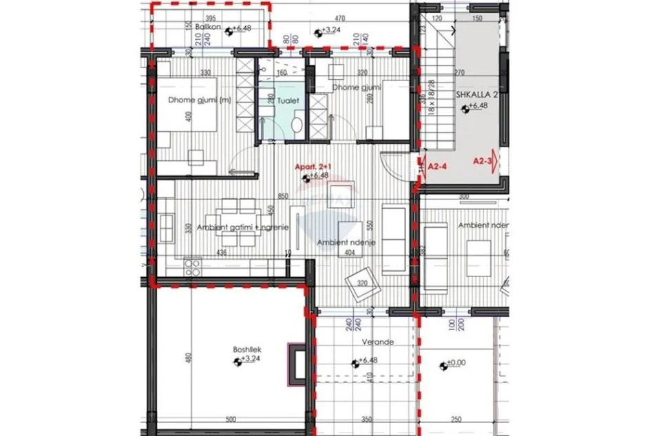 Tirane, shitet Vile 2+1 , 105 m² 147.230 € (Farke)